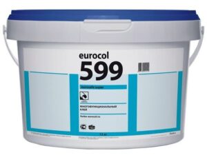 Водно-дисперсионный клей 599 Eurosafe Super 10 кг